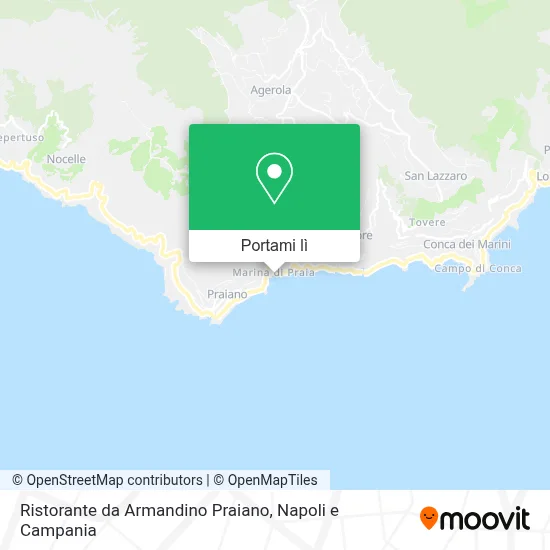 Mappa Ristorante da Armandino Praiano