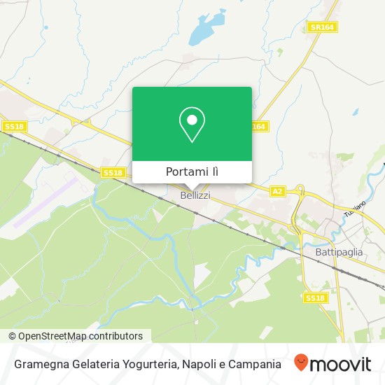 Mappa Gramegna Gelateria Yogurteria, Via Nino Bixio 84092 Bellizzi