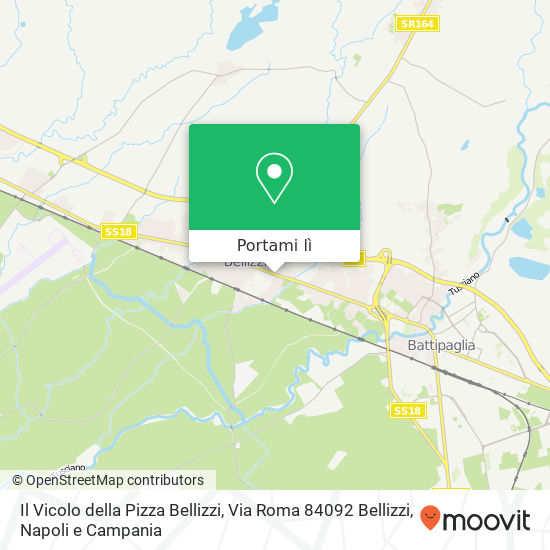 Mappa Il Vicolo della Pizza Bellizzi, Via Roma 84092 Bellizzi