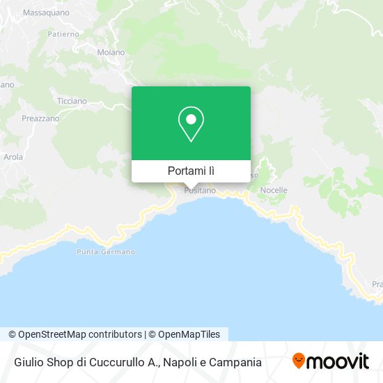 Mappa Giulio Shop di Cuccurullo A.