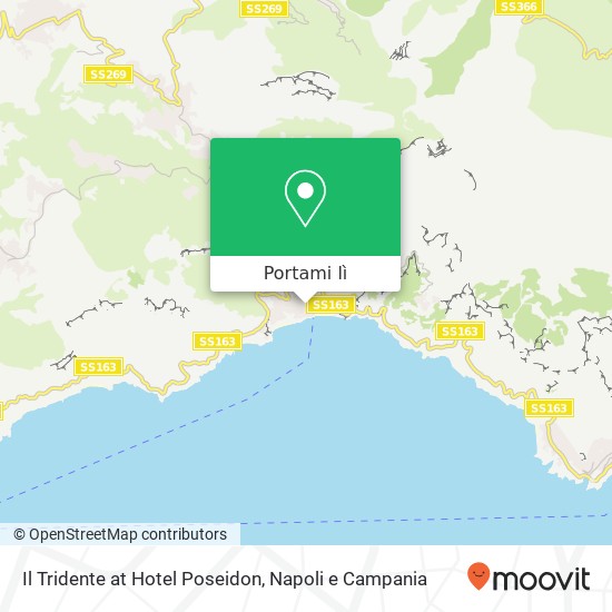 Mappa Il Tridente at Hotel Poseidon, Via Pasitea 84017 Positano Italia