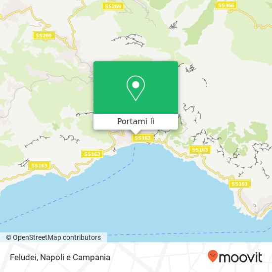 Mappa Feludei, Via dei Mulini 84017 Positano