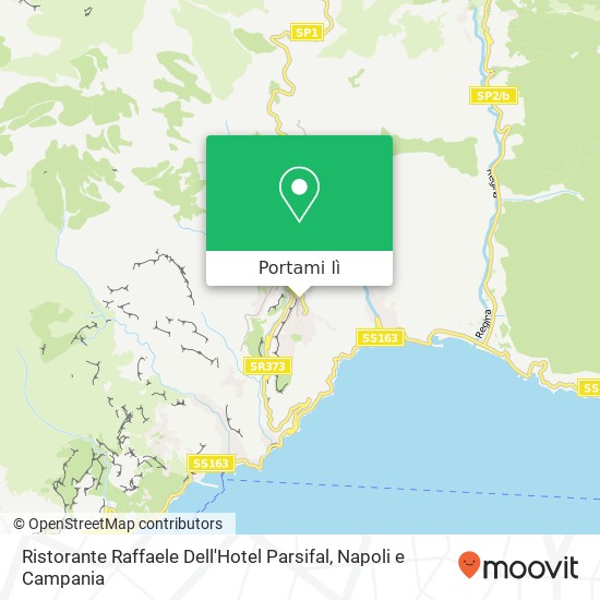 Mappa Ristorante Raffaele Dell'Hotel Parsifal, SP1 84010 Ravello