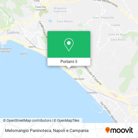 Mappa Melomangio Paninoteca