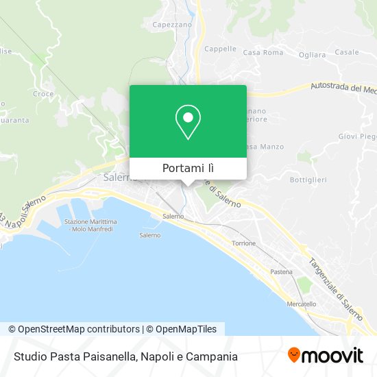 Mappa Studio Pasta Paisanella