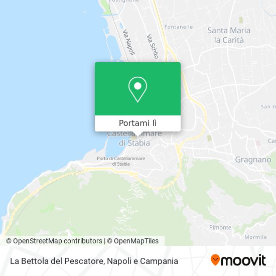 Mappa La Bettola del Pescatore