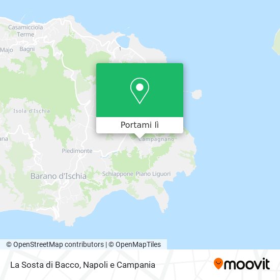 Mappa La Sosta di Bacco