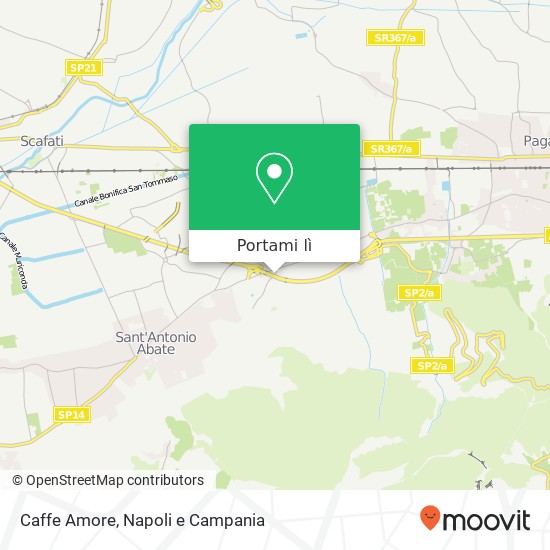 Mappa Caffe Amore, Via Satriano, 23 84012 Angri