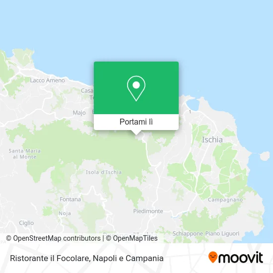 Mappa Ristorante il Focolare