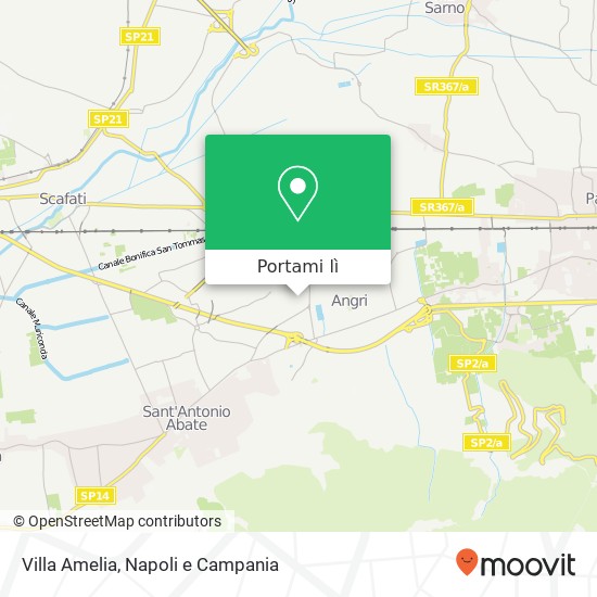 Mappa Villa Amelia, Via Europa 84012 Angri