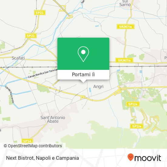 Mappa Next Bistrot, Via Campania 84012 Angri