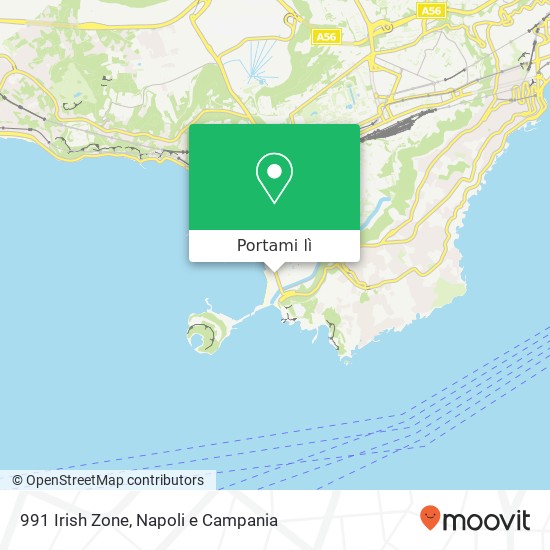 Mappa 991 Irish Zone, Via Coroglio, 146 80124 Napoli