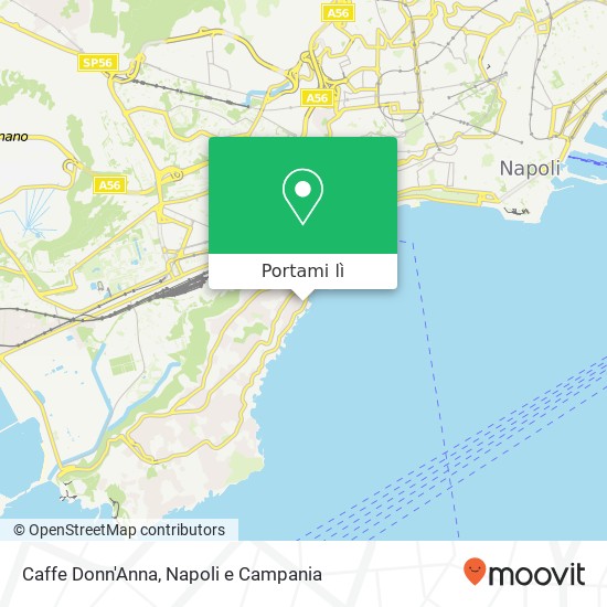 Mappa Caffe Donn'Anna, Via Posillipo, 365 80123 Napoli