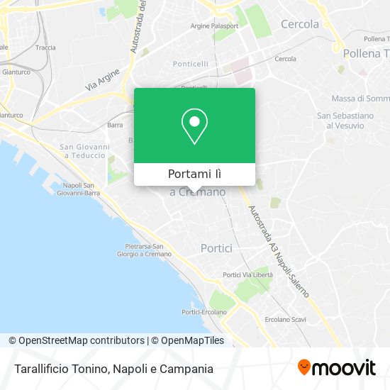 Mappa Tarallificio Tonino