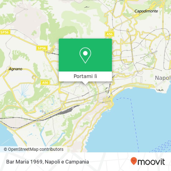 Mappa Bar Maria 1969, Via Consalvo, 116 80125 Napoli