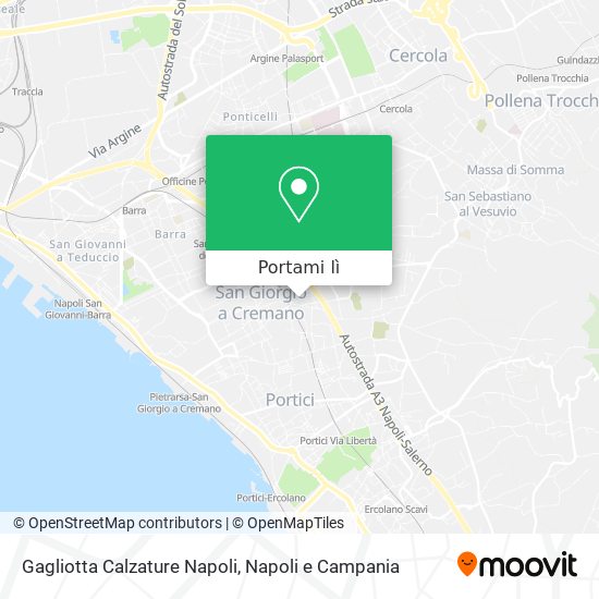 Mappa Gagliotta Calzature Napoli