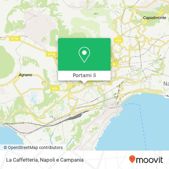 Mappa La Caffetteria, Via Cassiodoro 80126 Napoli