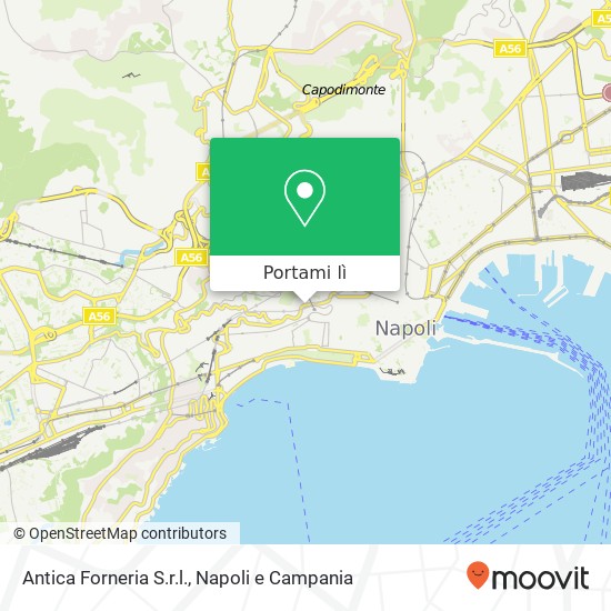Mappa Antica Forneria S.r.l., Corso Vittorio Emanuele 80121 Napoli