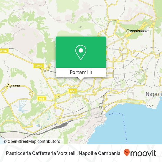 Mappa Pasticceria Caffetteria Vorzitelli, Via Giustiniano, 257 80126 Napoli