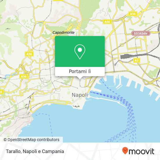 Mappa Tarallo, Via Toledo 80134 Napoli