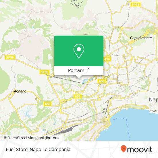 Mappa Fuel Store, Via dell'Epomeo, 121 80126 Napoli