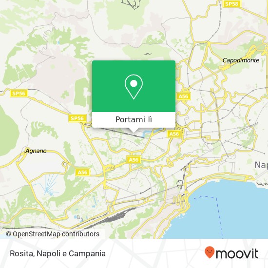 Mappa Rosita, Traversa Antonino Pio, 12 80126 Napoli