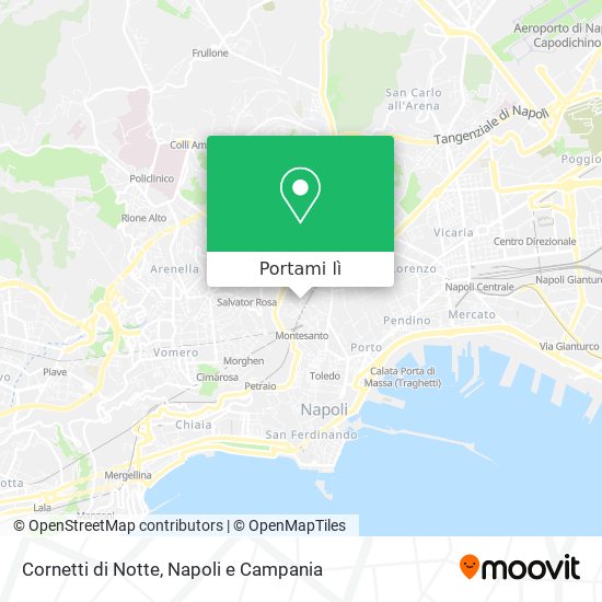 Mappa Cornetti di Notte