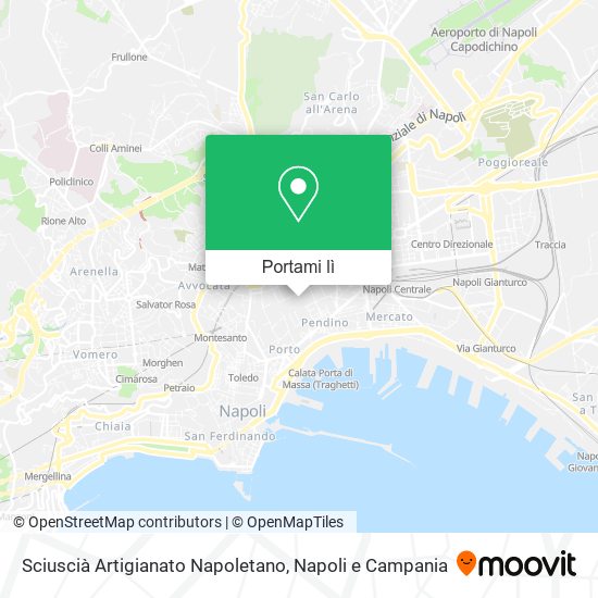 Mappa Sciuscià Artigianato Napoletano