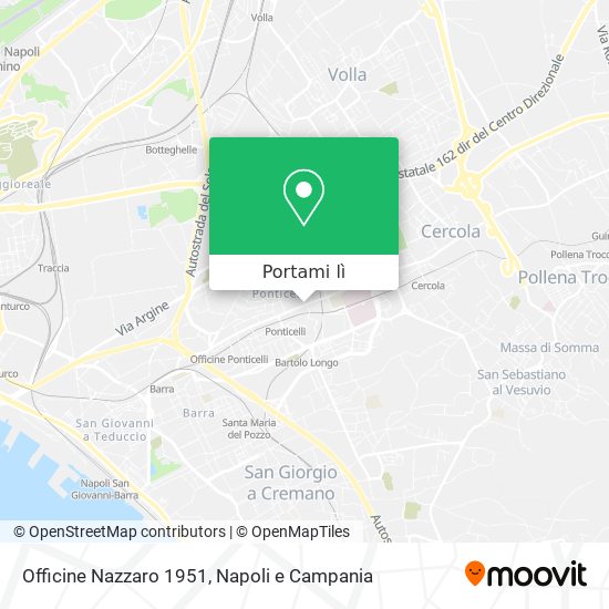 Mappa Officine Nazzaro 1951