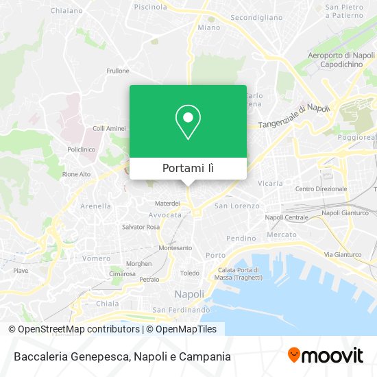 Mappa Baccaleria Genepesca