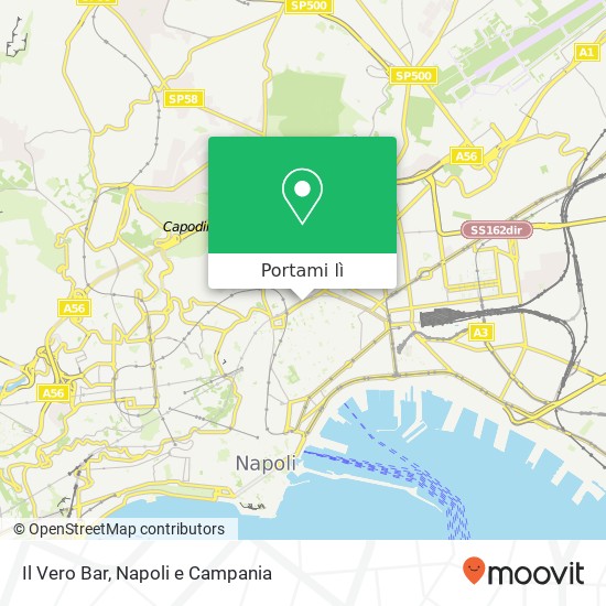 Mappa Il Vero Bar, Piazza Camillo Benso di Cavour 80137 Napoli