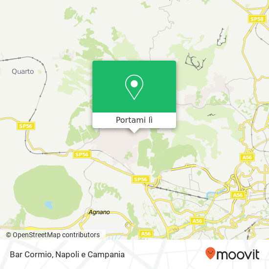 Mappa Bar Cormio, Via Comunale Napoli, 103 80126 Napoli