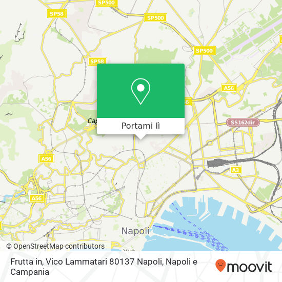 Mappa Frutta in, Vico Lammatari 80137 Napoli