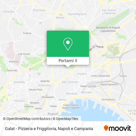 Mappa Galat - Pizzeria e Friggitoria