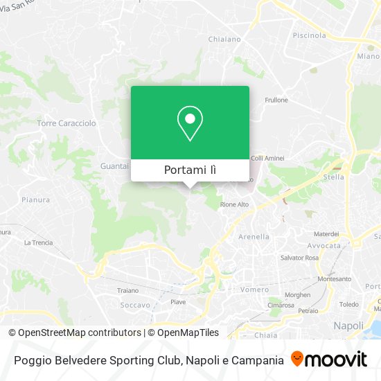 Mappa Poggio Belvedere Sporting Club