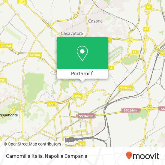Mappa Camomilla Italia, Viale Fulco Ruffo di Calabria 80144 Napoli
