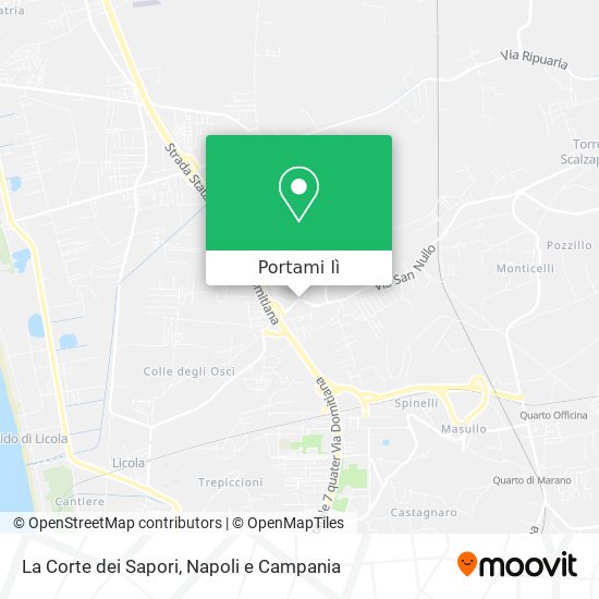 Mappa La Corte dei Sapori