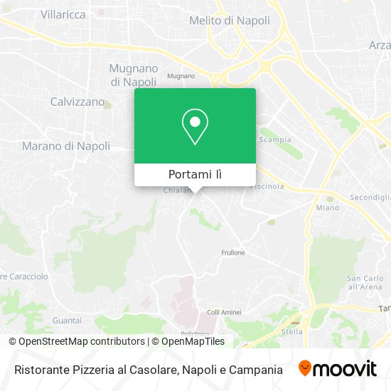 Mappa Ristorante Pizzeria al Casolare