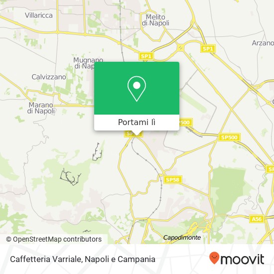 Mappa Caffetteria Varriale, Via Emilio Scaglione, 415 80145 Napoli