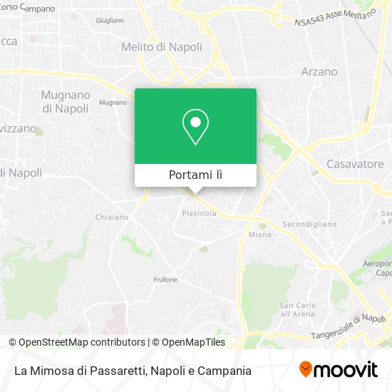 Mappa La Mimosa di Passaretti