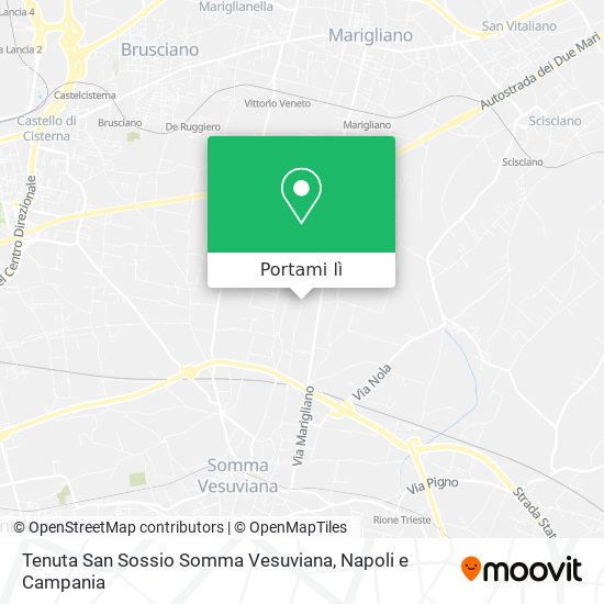 Mappa Tenuta San Sossio Somma Vesuviana