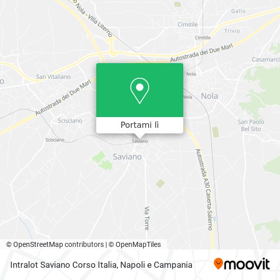 Mappa Intralot Saviano Corso Italia