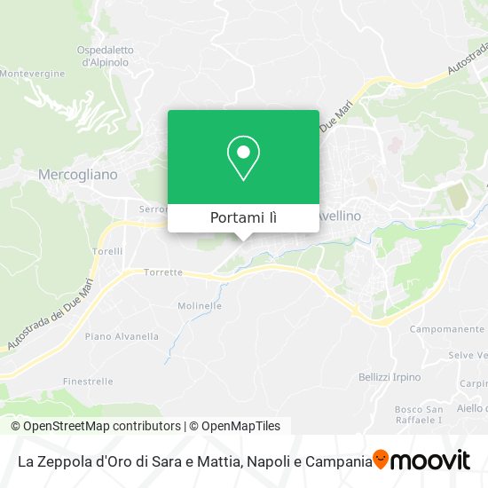 Mappa La Zeppola d'Oro di Sara e Mattia