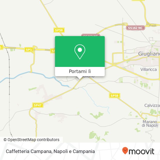 Mappa Caffetteria Campana, Corso Campano, 378 80019 Qualiano