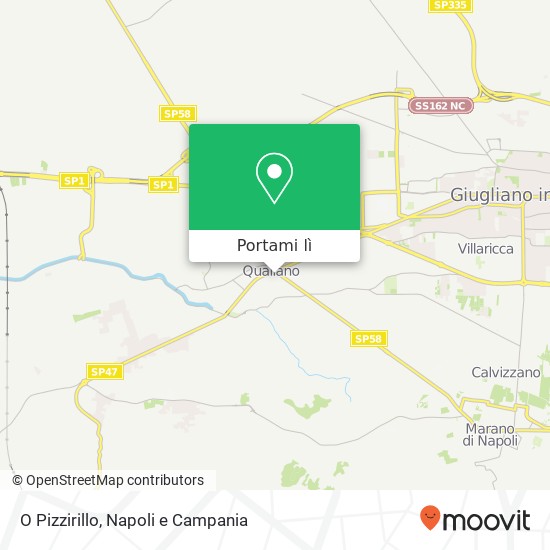 Mappa O Pizzirillo, Via Colonnello Morgera 80019 Qualiano