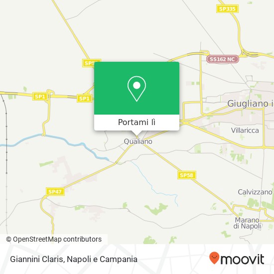 Mappa Giannini Claris, Via Santa Maria a Cubito, 260 80019 Qualiano