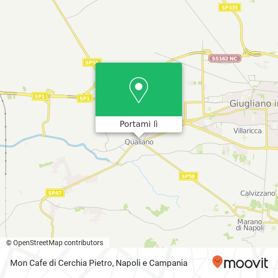 Mappa Mon Cafe di Cerchia Pietro