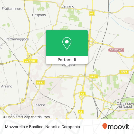 Mappa Mozzarella e Basilico, Via Santa Maria, 1 80021 Afragola