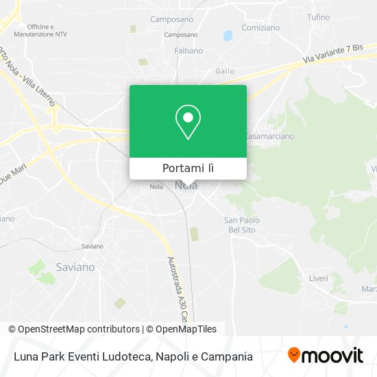 Mappa Luna Park Eventi Ludoteca