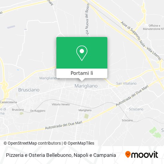 Mappa Pizzeria e Osteria Bellebuono